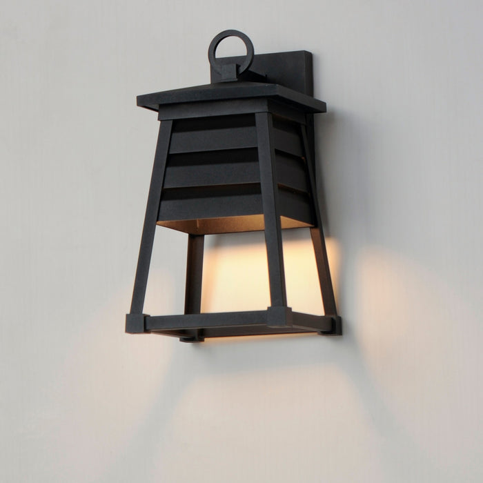 Maxim 40632BK One Light Outdoor Wall Sconce, Black
