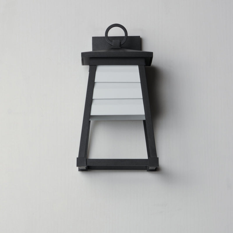 Maxim 40632WTBK One Light Outdoor Wall Sconce, Black