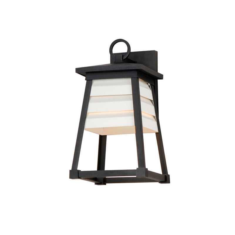 Maxim 40632WTBK One Light Outdoor Wall Sconce, Black