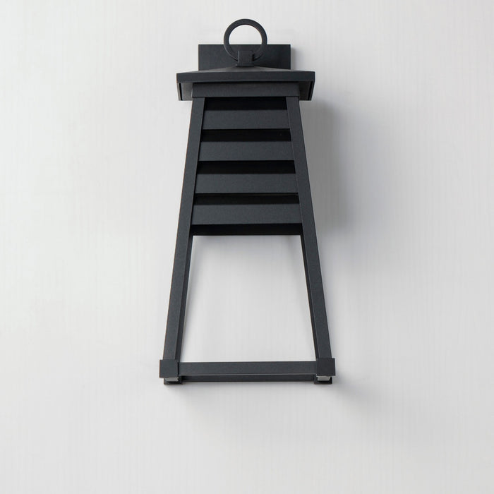 Maxim 40634BK One Light Outdoor Wall Sconce, Black