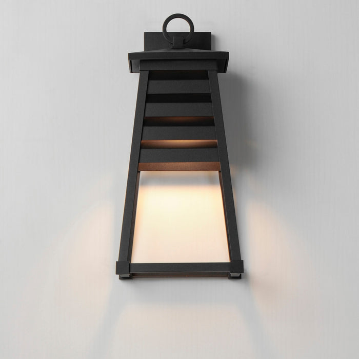 Maxim 40634BK One Light Outdoor Wall Sconce, Black