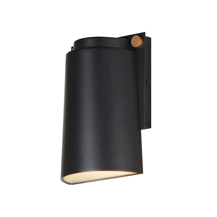 Maxim 42122BKAB LED Outdoor Wall Sconce, Black / Antique Brass