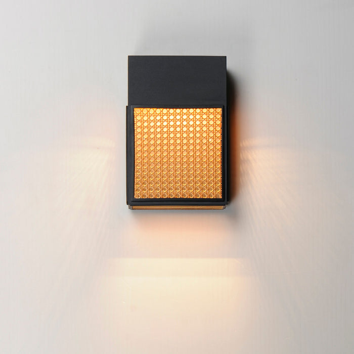 Maxim 54802RABK LED Outdoor Wall Sconce, Black