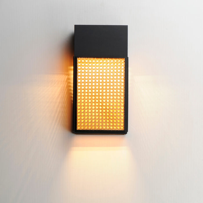 Maxim 54804RABK LED Outdoor Wall Sconce, Black