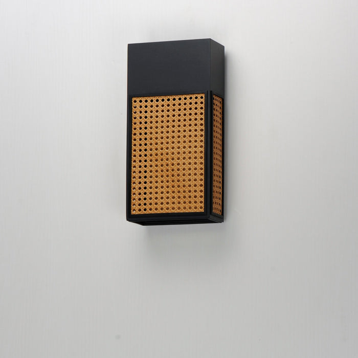Maxim 54804RABK LED Outdoor Wall Sconce, Black