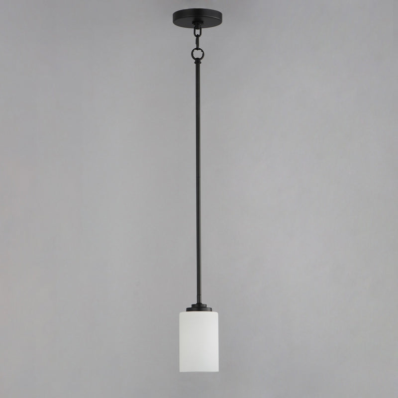 Maxim 90030SWBK One Light Mini Pendant, Black