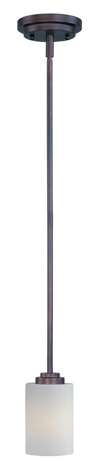 Maxim 90030SWSBR One Light Mini Pendant, Satin Brass