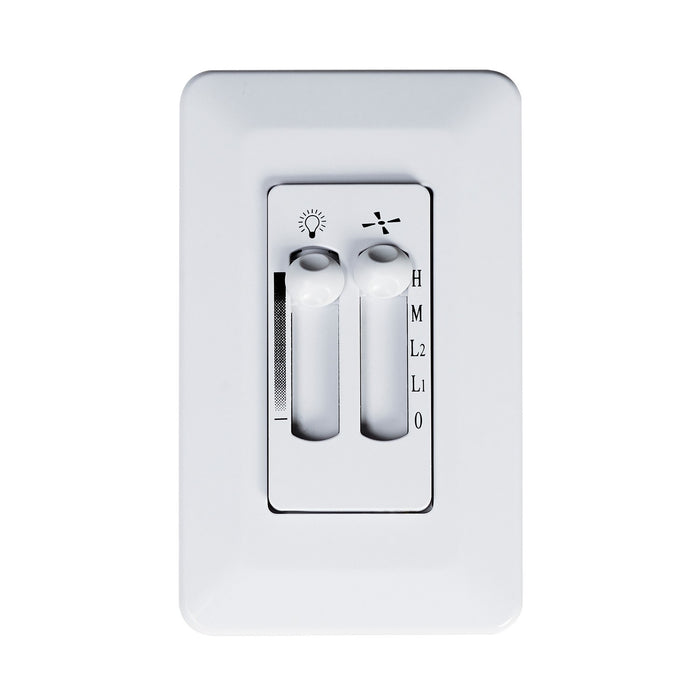 Maxim FCT8881WT Wall Control Light Dimming and Fan Control, White