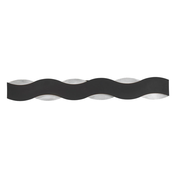 Eurofase 31785-026 LED Vanity, Silver-Black