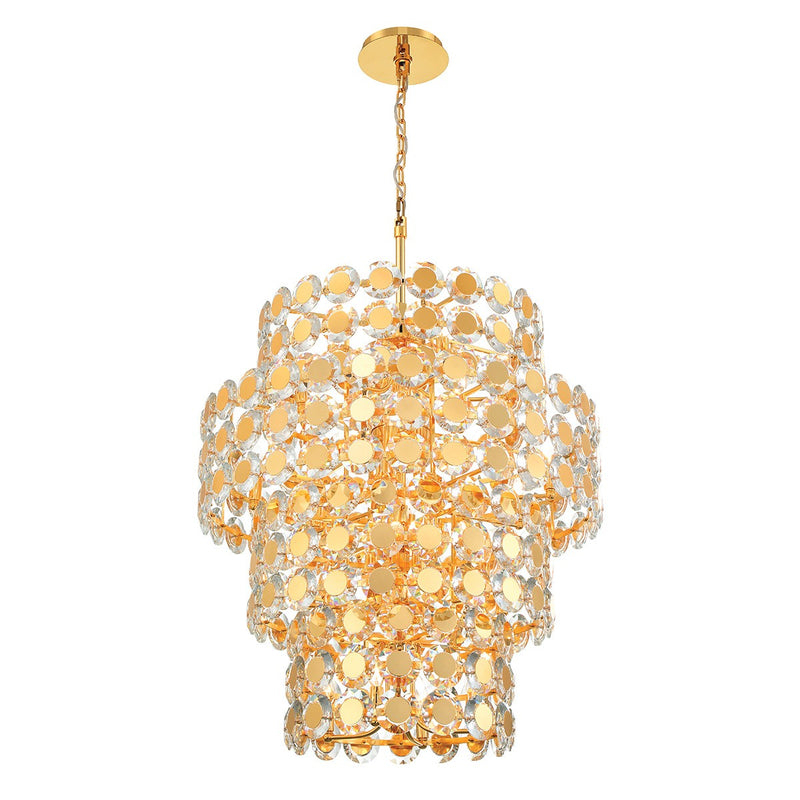 Eurofase 44289-028 24 Light Chandelier, Gold