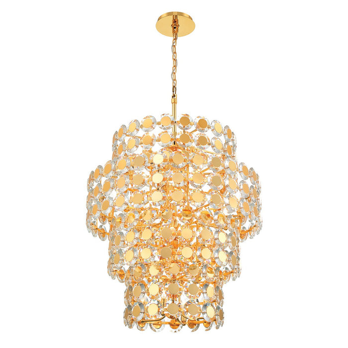 Eurofase 44289-028 24 Light Chandelier, Gold
