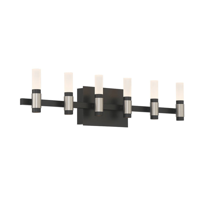Eurofase 45237-027 LED Vanity, Silver-Black