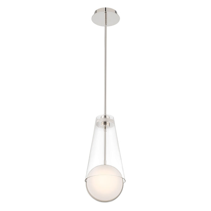 Eurofase 45609-028 LED Pendant, Polished Nickel