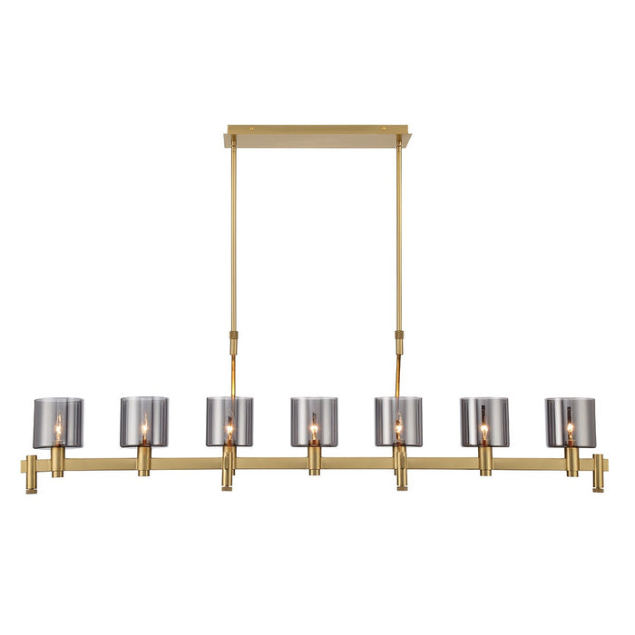 Eurofase 45653-018 Seven Light Chandelier, Gold