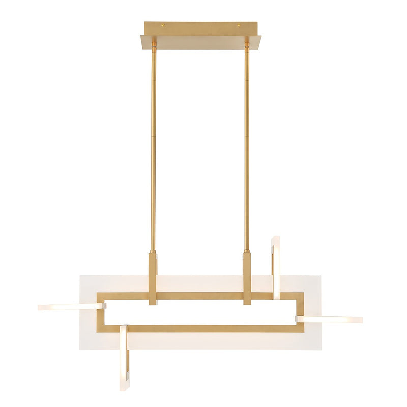 Eurofase 45718-014 LED Chandelier, Gold