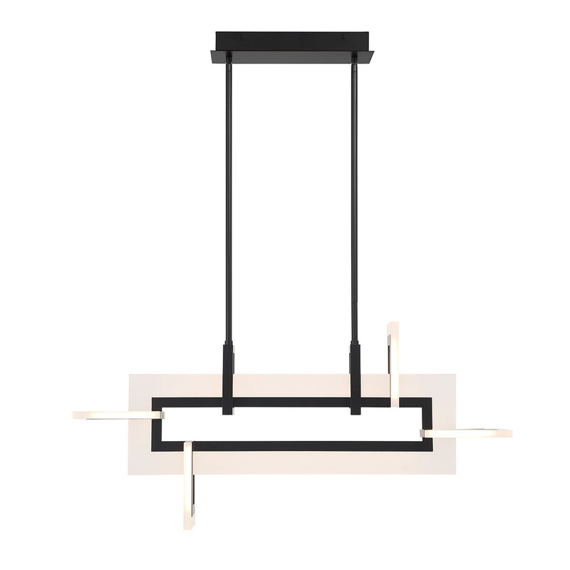 Eurofase 45718-022 LED Chandelier, Black