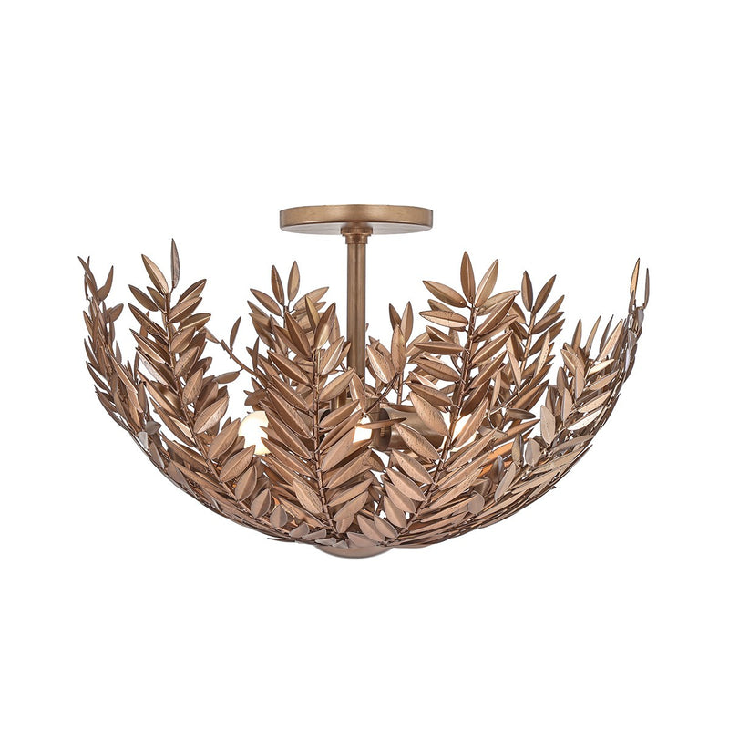 Eurofase 46437-013 Three Light Semi-Flushmount, Bronze