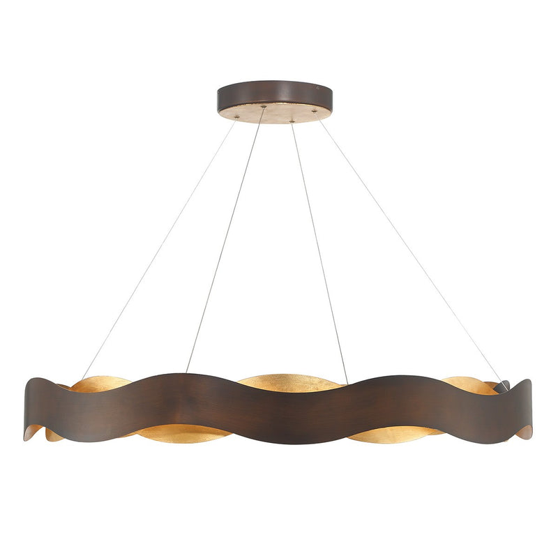 Eurofase 46462-015 LED Chandelier, Bronze-Gold