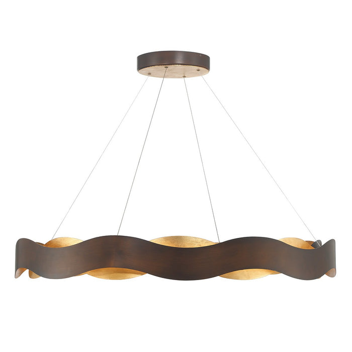 Eurofase 46462-015 LED Chandelier, Bronze-Gold