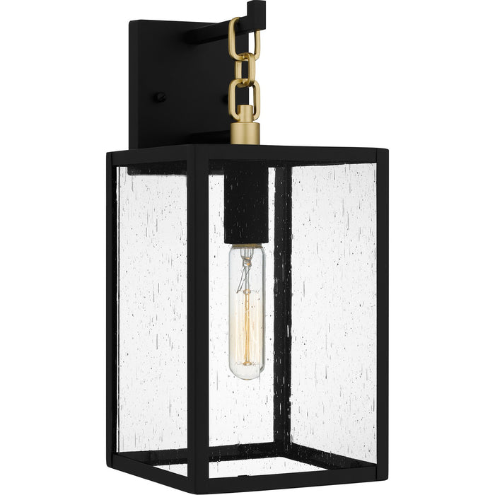 Quoizel ANC8407MBK One Light Outdoor Wall Mount, Matte Black