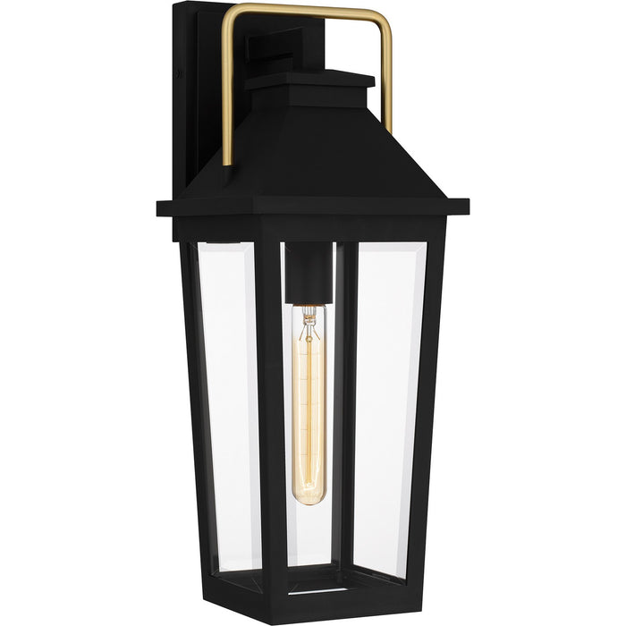 Quoizel BUK8407MBK One Light Outdoor Wall Mount, Matte Black