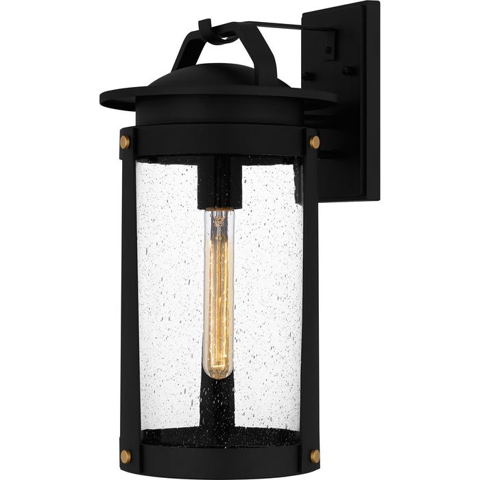 Quoizel CLI8409EK One Light Outdoor Wall Mount, Earth Black