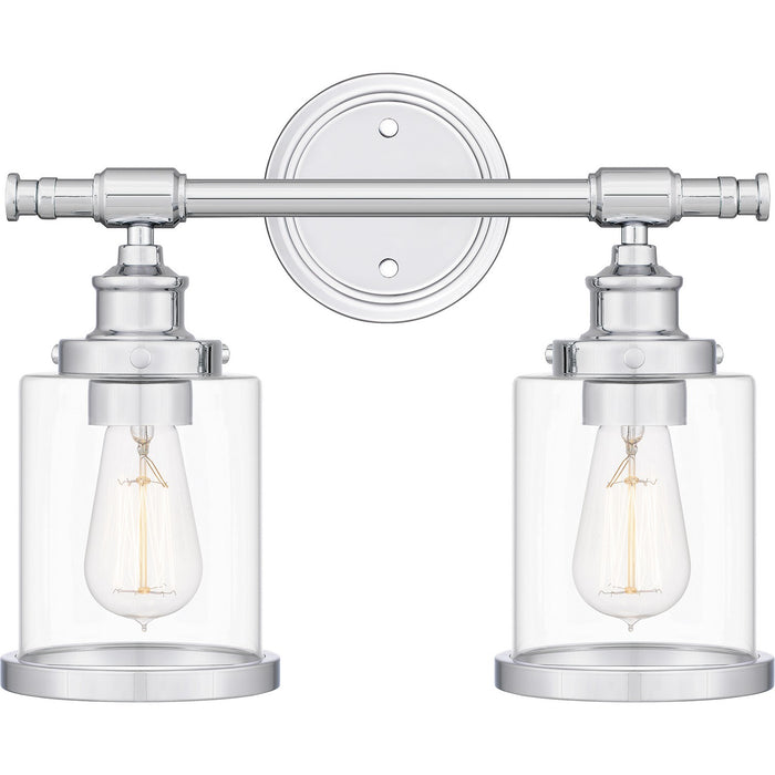 Quoizel DIX8615C Two Light Bath, Polished Chrome