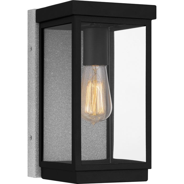 Quoizel EZR8406EK One Light Outdoor Wall Mount, Earth Black