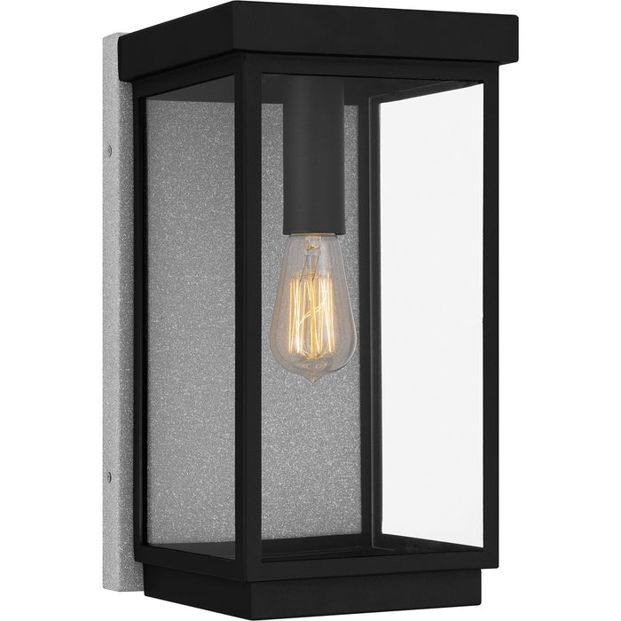 Quoizel EZR8408EK One Light Outdoor Wall Mount, Earth Black