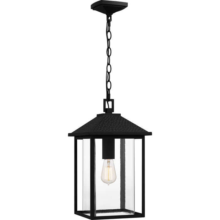 Quoizel FTC1910EK One Light Outdoor Hanging Lantern, Earth Black