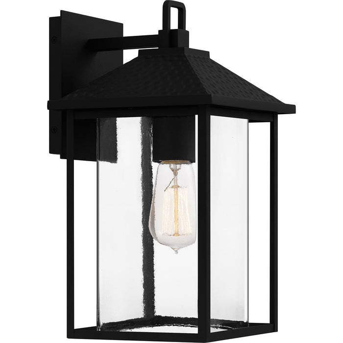 Quoizel FTC8408EK One Light Outdoor Wall Mount, Earth Black