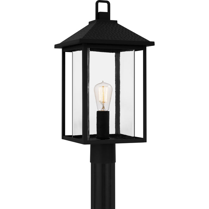 Quoizel FTC9010EK One Light Outdoor Post Mount, Earth Black