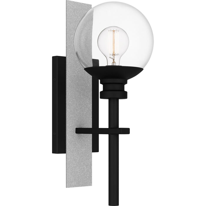 Quoizel GLS8408EK One Light Outdoor Wall Mount, Earth Black