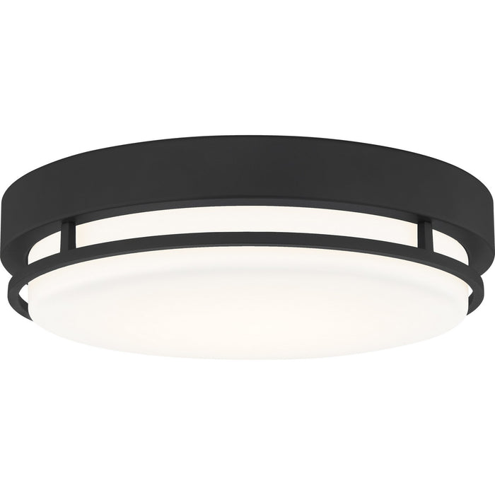 Quoizel HAL1614EK LED Flush Mount, Earth Black