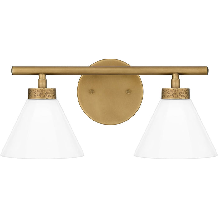 Quoizel IRA8615WS Two Light Bath, Weathered Brass