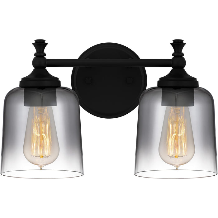 Quoizel JEN8614MBK Two Light Bath, Matte Black