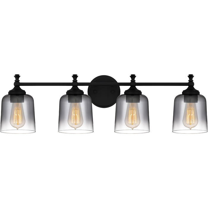 Quoizel JEN8631MBK Four Light Bath, Matte Black