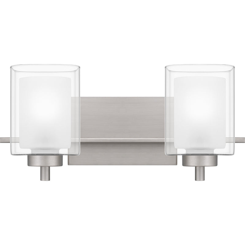 Quoizel KLT8902BN Two Light Bath, Brushed Nickel