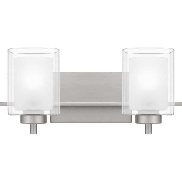 Quoizel KLT8902BN Two Light Bath, Brushed Nickel