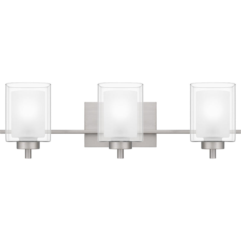 Quoizel KLT8903BN Three Light Bath, Brushed Nickel