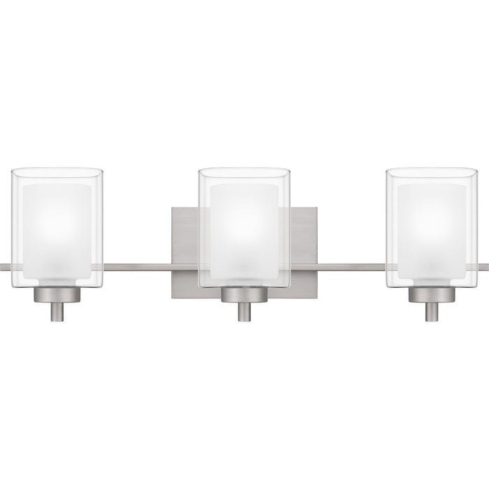 Quoizel KLT8903BN Three Light Bath, Brushed Nickel