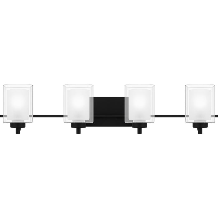 Quoizel KLT8904MBK Four Light Bath, Matte Black
