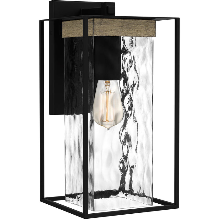 Quoizel LWD8408MBK One Light Outdoor Wall Mount, Matte Black