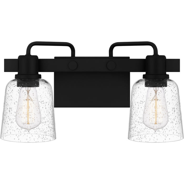 Quoizel LYD8616MBK Two Light Bath, Matte Black