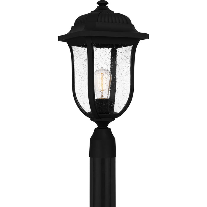 Quoizel MUL9009MBK One Light Outdoor Post Mount, Matte Black