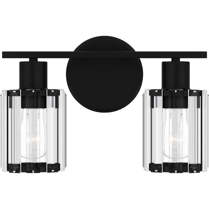 Quoizel PCILA8612MBK Two Light Bath, Matte Black