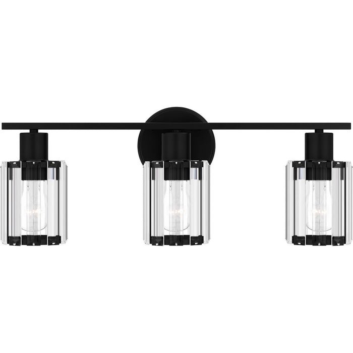 Quoizel PCILA8621MBK Three Light Bath, Matte Black