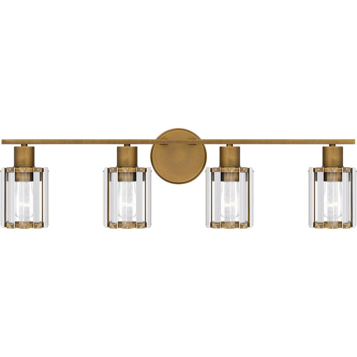 Quoizel PCILA8629WS Four Light Bath, Weathered Brass