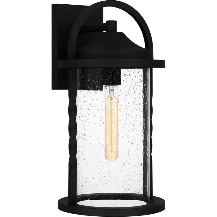 Quoizel RCE8409EK One Light Outdoor Wall Mount, Earth Black