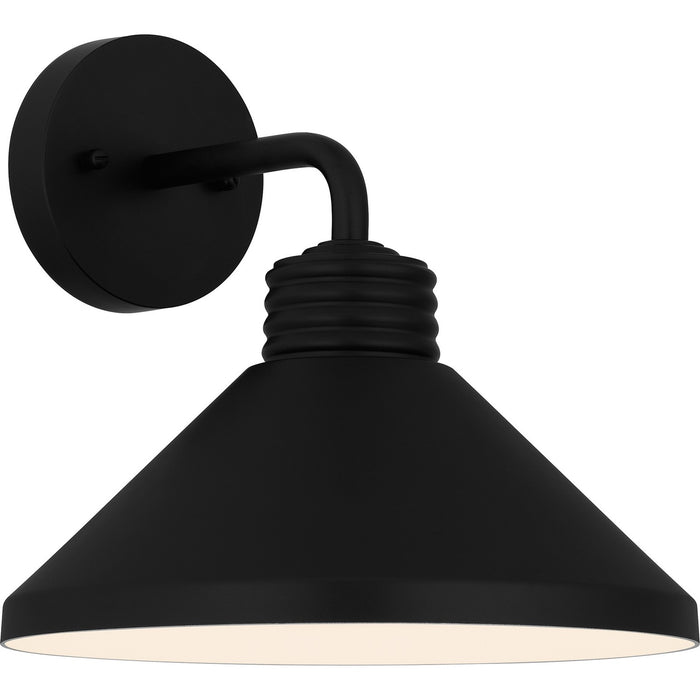 Quoizel REN8411MBK One Light Outdoor Wall Mount, Matte Black